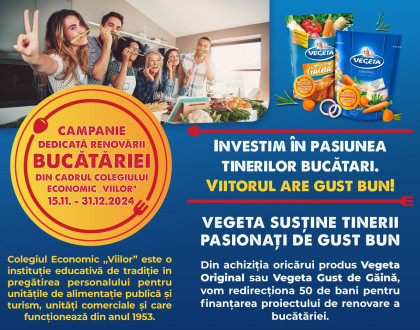 Vegeta susține tinerii pasionați de gust bun